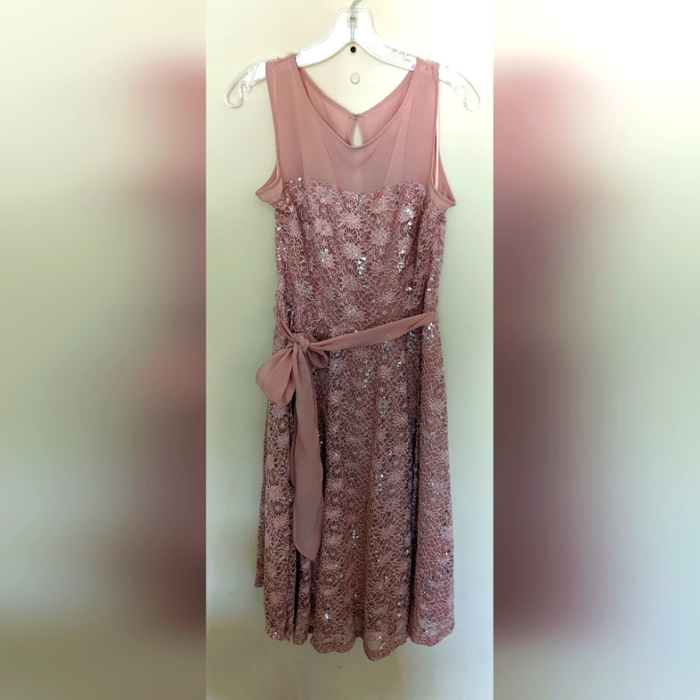 Pink Flowered Dress